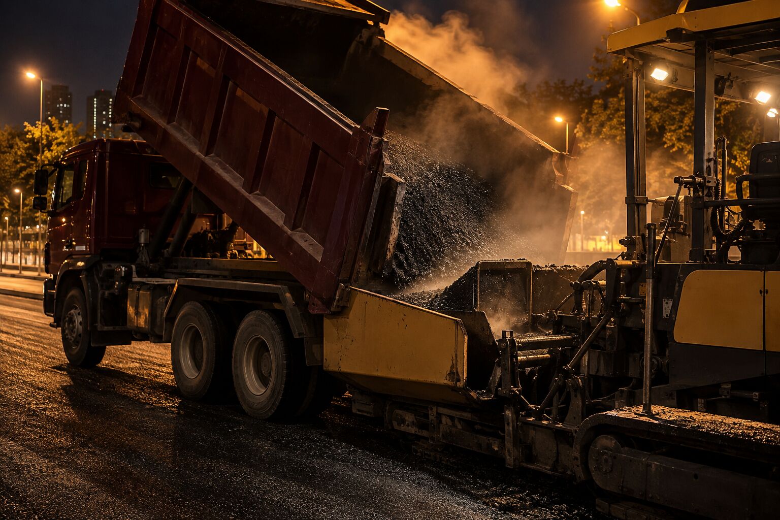 Asphalt supply
